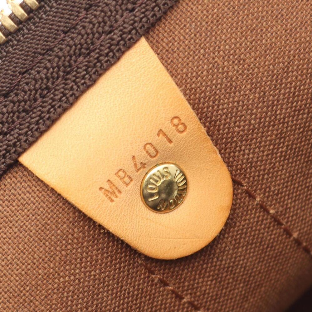LOUIS VUITTON Brown Monogram Leather Keepall 50 Boston Bag - Picture 5 of 9